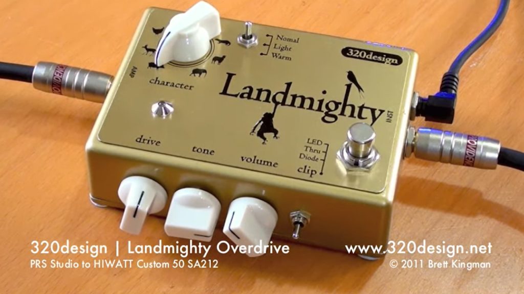 320Design: Landmighty Overdrive (PRS Studio to HIWATT Custom 50)